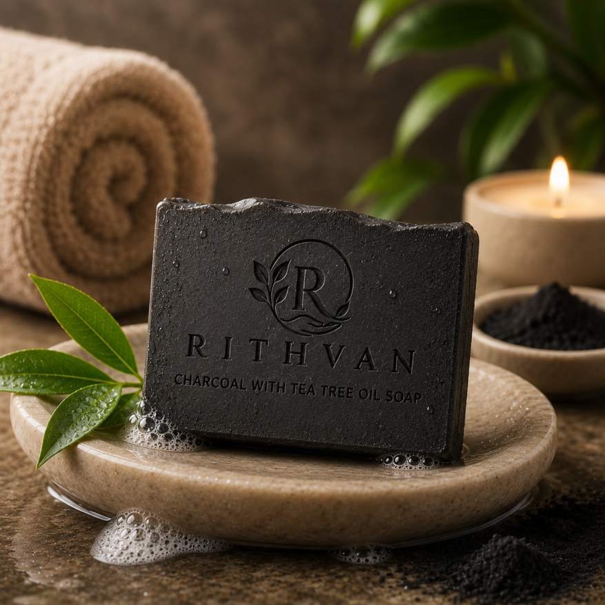 Charcoal & Tea Tree Botanical Bar- DETOX RITUAL