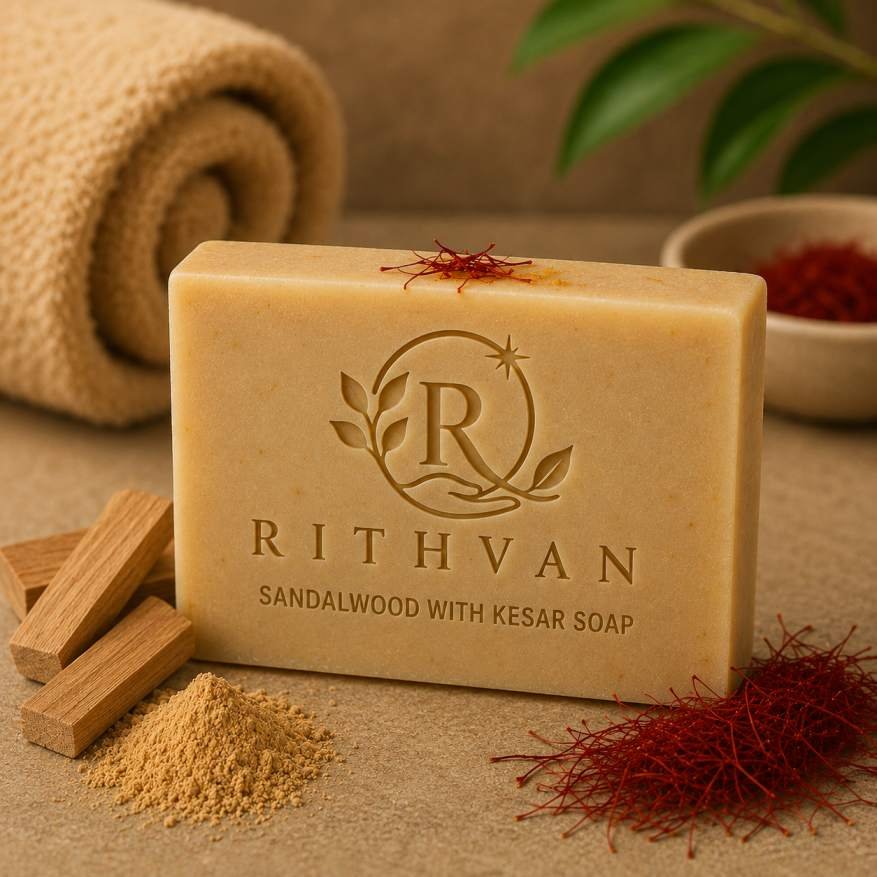 Sandalwood & Kesar Botanical Bar- RADIANCE RITUAL
