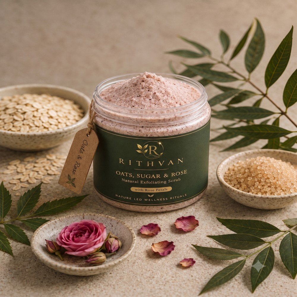 Oats & Rose Body Scrub- Soothe Ritual