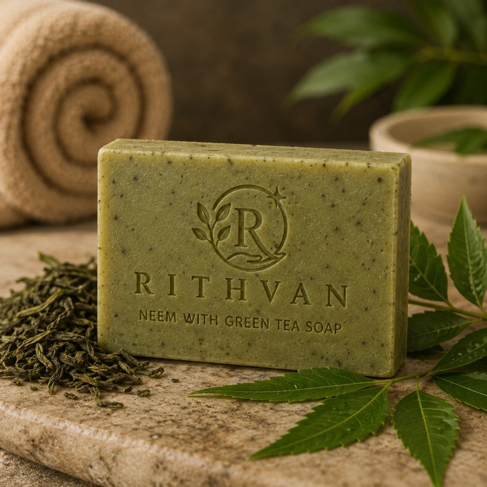 Green Tea & Neem Botanical Bar- Clarifying Ritual